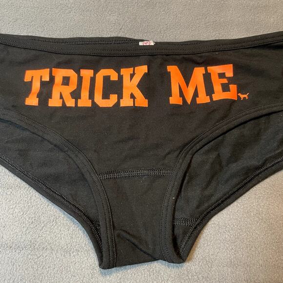 Victoria's Secret PINK 2011 Halloween Panty Trick Me Treat Me Medium Hipster - Picture 5 of 9